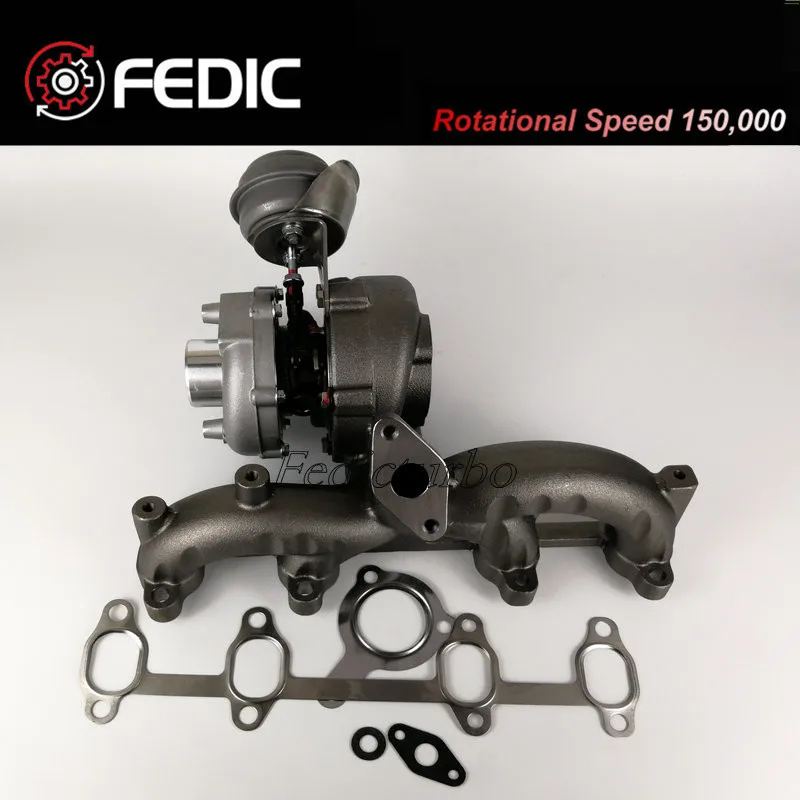

Turbocharger + Gasket kit GT1749V 713672 713673 454232 full turbo for Audi Ford Seat Skoda VW 1.9 TDI 74Kw 81Kw 85Kw AUY AJM ASV