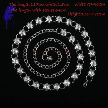 

Belly Dance Accessories Belt for Women Dance Clothes Waist Belt Rhinestone Body Jewelry