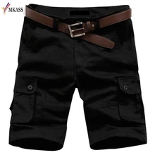 MKASS мужские шорты Карго армейские военные карманы повседневные мужские шорты мужские тактические шорты милитари 30-38