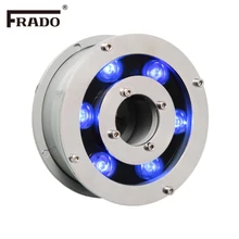 6Вт 12Вт 18Вт, открытый светодиодный светильник для пруда IP68 Водонепроницаемый фонтан со светодиодным освещением AC/DC12-24V светильник для бассейна декоративное освещение