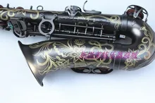DHL / EMS FEREE France Selma E flat Alto saxophone professional grade matte black pearl black nickel gold promotional