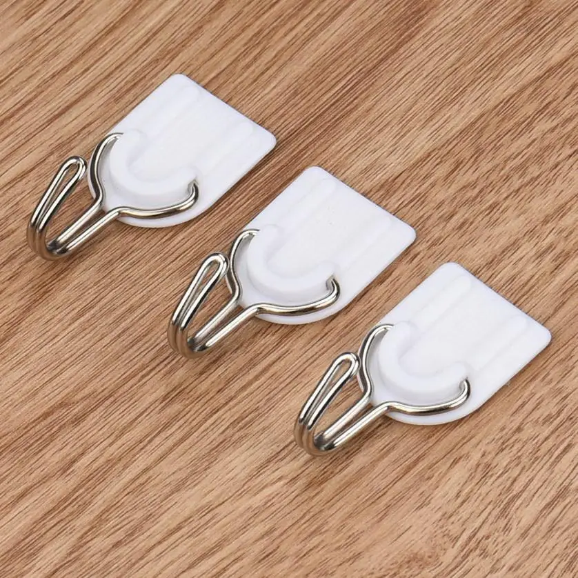 6 шт./лот прочный держатель для занавесок клейкий крючок настенный дверной кухни