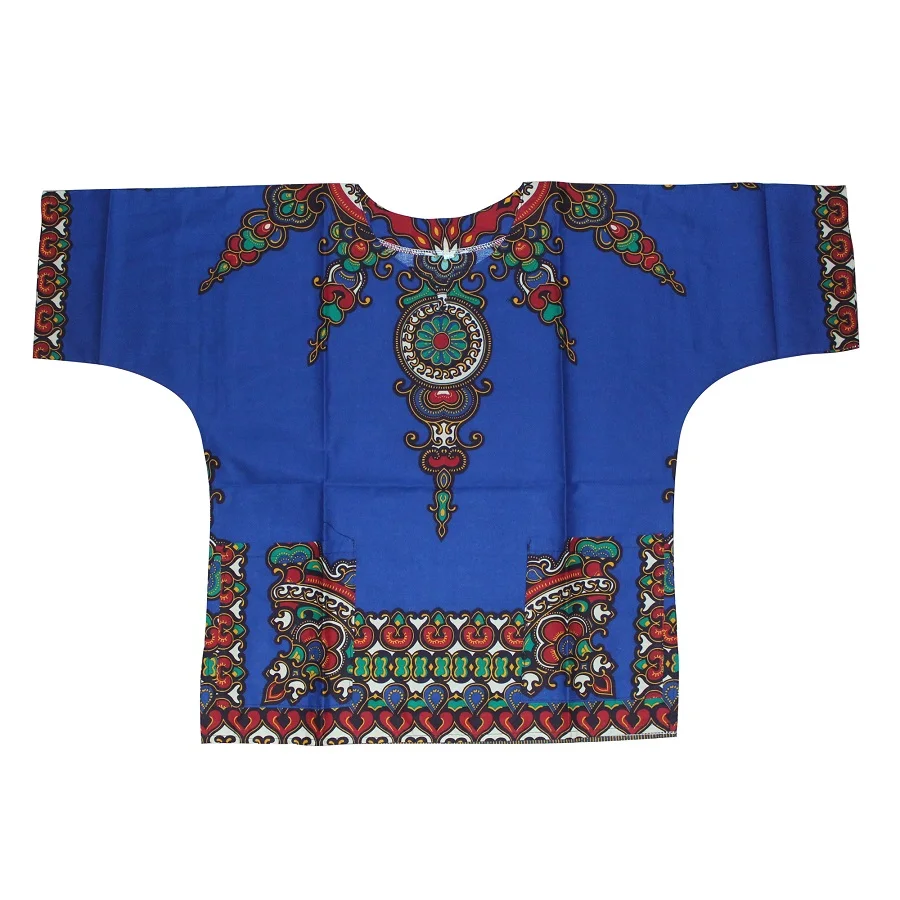 Wholesale Kids 2019 Child New Fashion Design Traditional African Clothing Print Dashiki T-shirt For Boys and Girls african attire Africa Clothing