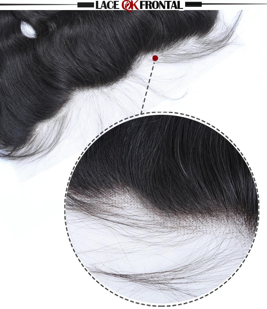 Renda Frontal Fechamento QueenKing 13x4 Arrancadas Natural