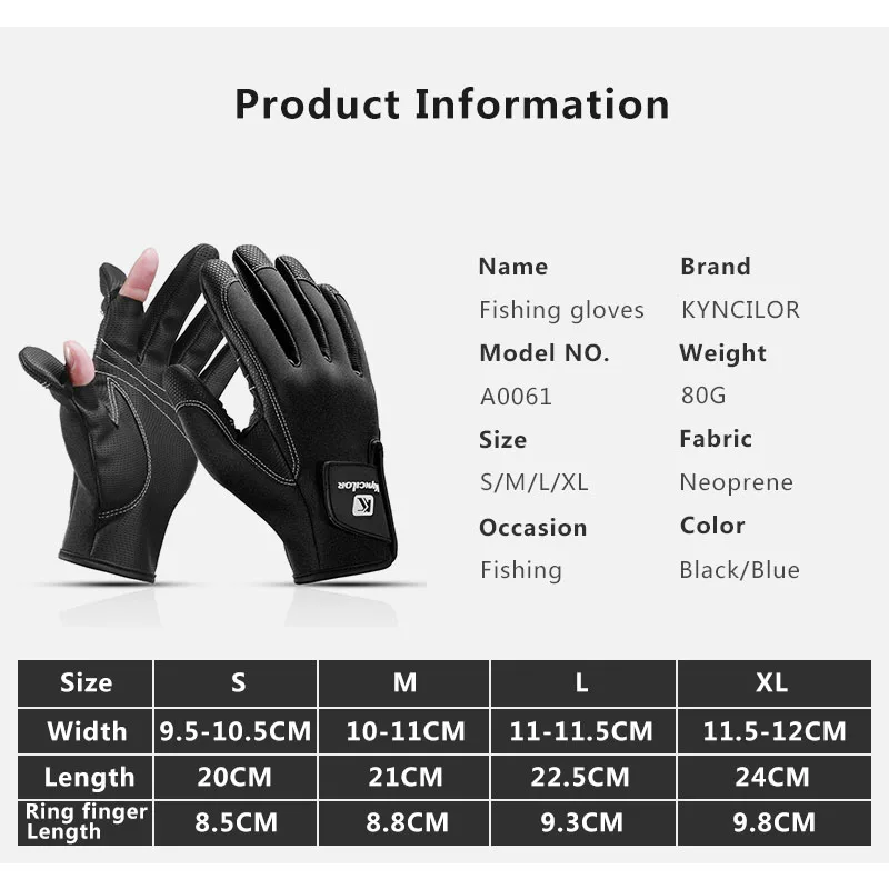 Men Resistance PU Fish Glove Outdoor Non-slip Fishing Protective Fingerless Gloves