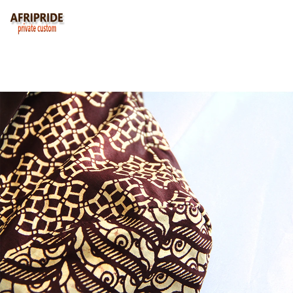 Африканский костюм из 2 предметов для женщин AFRIPRIDE однобортное пальто с длинным рукавом+ Юбка До Колена из искусственной кожи A722654