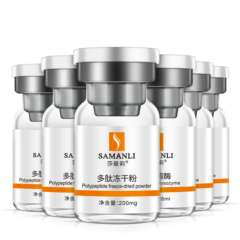 

MENGXILAN Polypeptide freeze-dried powder serum oligopeptide-1 repair hydrating solution shrink pore beauty salon kit skin care