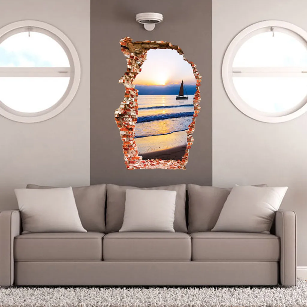 DIY 3D Wall Stickers Removable Kids Nursery Home Backdrop Decor Mural Art Decal 1.14 | Дом и сад