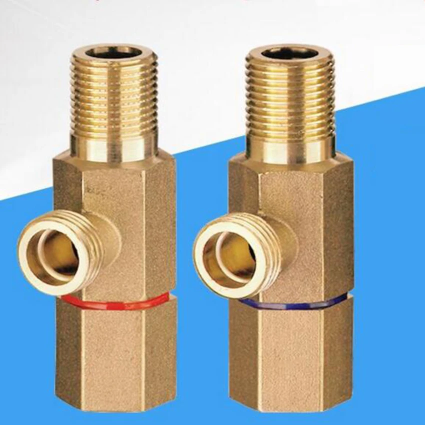 1/2&quot brass angle valve triangle copper hot and cold thickening water stop | Обустройство дома