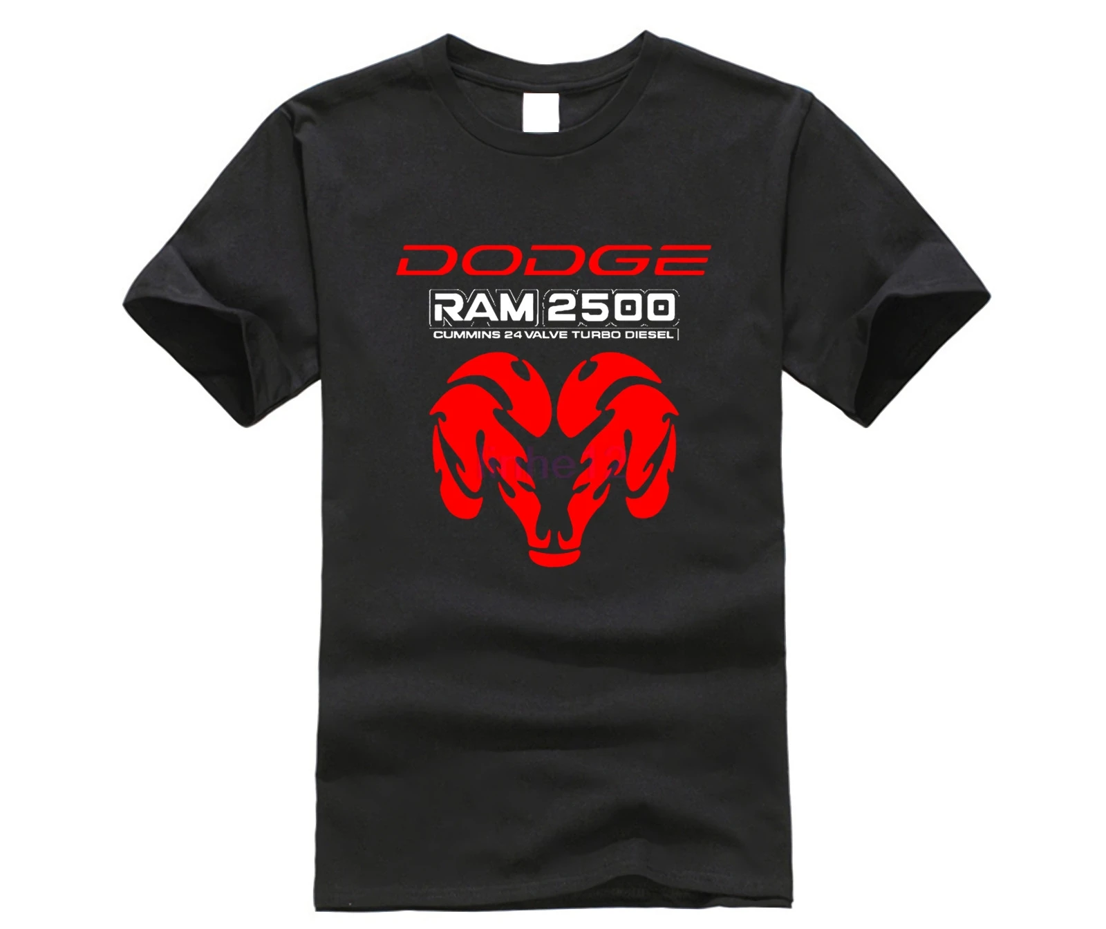 euro size Men cotton t shirt Dodge Ram 2500 Dodge Ram Pick Up Truck Black s Round Neck Cool Bottoming Adult Tops