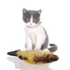Rascador para gatos de 20cm con forma de pez de peluche, poste para rascar, hierba gatera, productos para mascotas ► Foto 2/6
