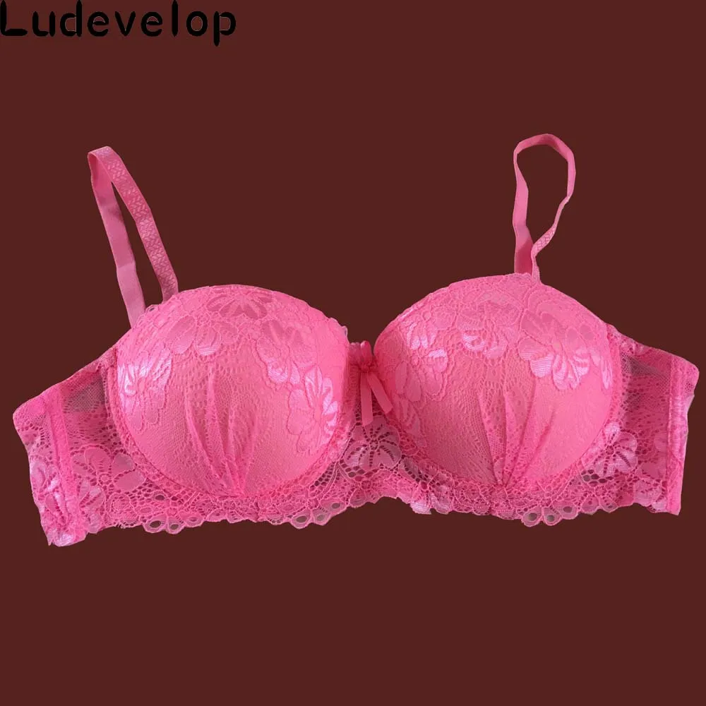 

Ludevelop Women Sexy Bras,Black Red Blue Green Underwear Soutien Gorge lace bralette girls fashion bra,push up bra of women