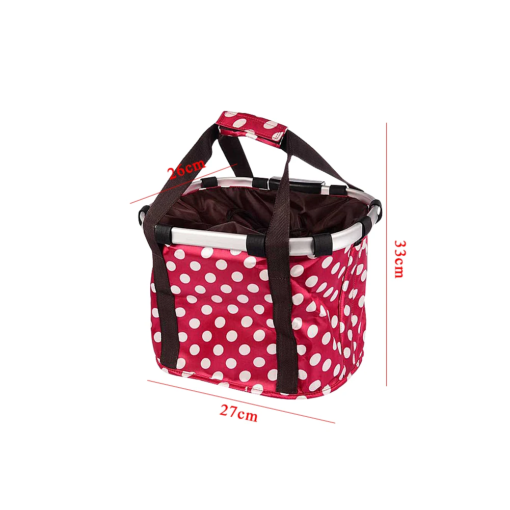 Sale Pet Cat Dog Seat Folding Bicycle Basket High-grade Aluminum Alloy Frame Removable Bicycle Cycling Front Carrier Bag Pet Carrier 0