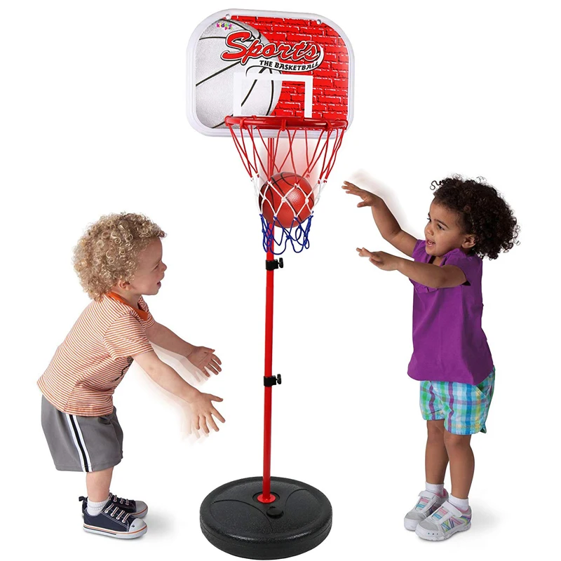 120 см регулируемый Детский Баскетбол подставка для баскетбола портативные доски набор уличные Детские чугунные подъемные баскетбольные