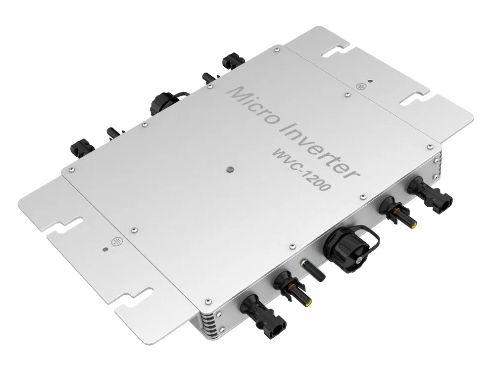 

1200W MPPT grid tie micro inverter with 433Mhz wireless communication function 22-50V DC to 120V or 230V AC