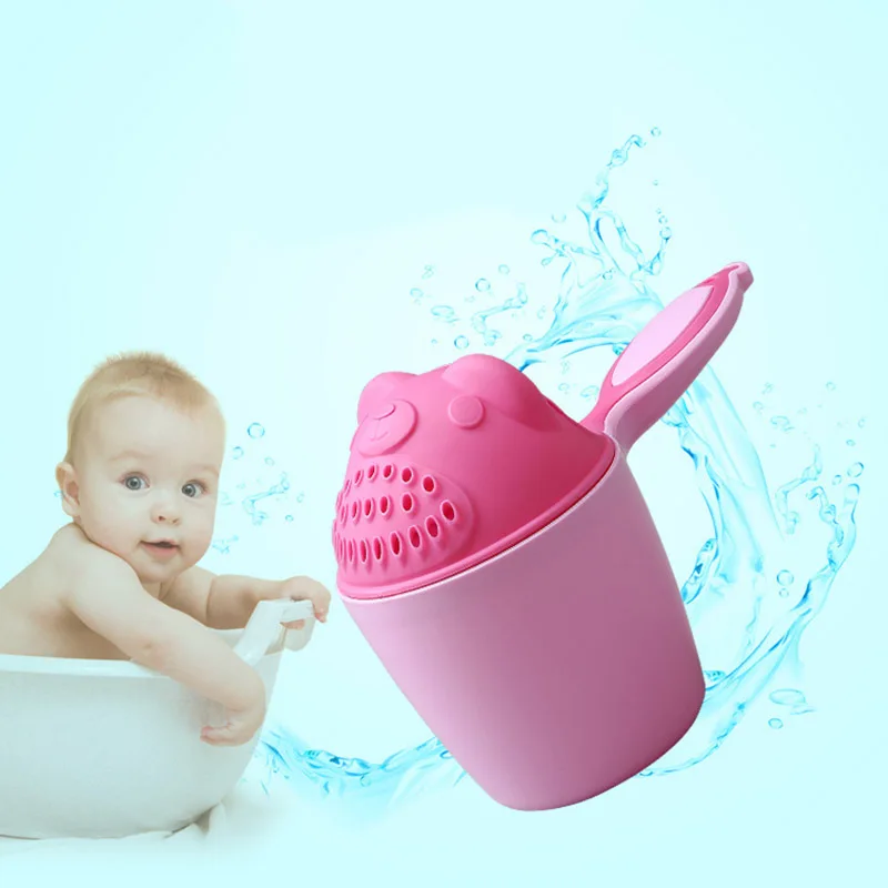 1pcs 9.5*10.7cm Baby Summer Cartoon Kids Baby Shampoo Shield Shower Cup