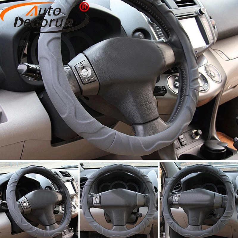 AutoDecorun чехол на автомобильное колесо из искусственной кожи для Peugeot 206CC 307CC 307 407 507