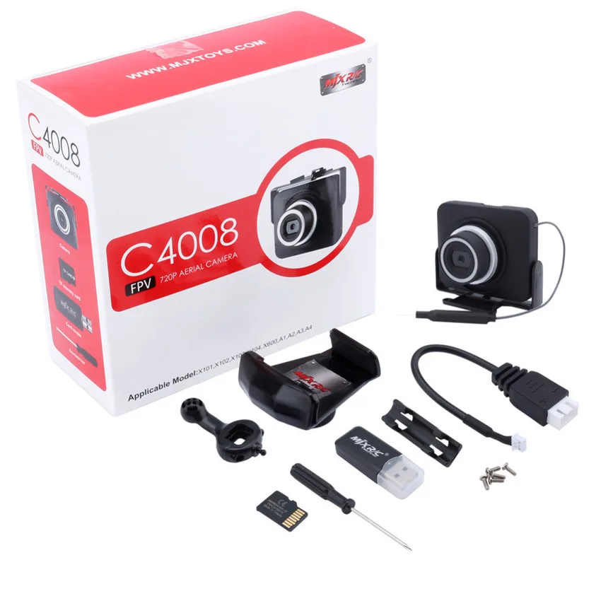

MJX C4008 C4018 FPV 720P Real Time Aerial WIFI Camera for MJX X101 X102 X103 X600 RC Drone Quadcopter Free Shipping