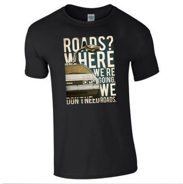 

Back To The Future T Shirt Back To The Future T-Shirt Funny Short Sleeve Tee Shirt Male Graphic XXXL Fashion Cotton Tshirt 2019