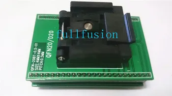 

QFN20-DIP Programming Adapter QFN-20BT-0.5-01 QFN20 0.5mm Pitch Enplas IC Test Socket IC body size 4x4mm Burn in Socket