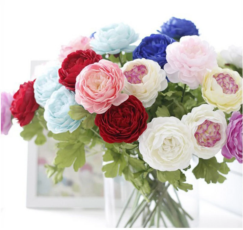 

High-simulation Peony Bouquet Peony Living Room Decorative Flowers Wedding Car Decoration Sztuczne Kwiaty Artificiales