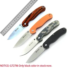 Ganzo G727M жар-58-60HRC 440C G10 или деревянная ручка складной нож для выживания Отдых на природе нож карманный тактический Открытый EDC инструмент