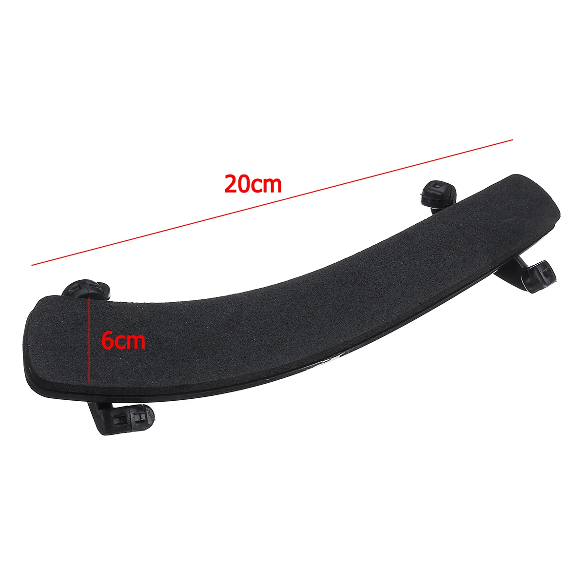 Adjustable Violin Soft Sponge Shoulder Chin Rest Support Cover Protector Pad For 1/2 3/4 4/4 Bridge Type Violin Fiddle Accessori