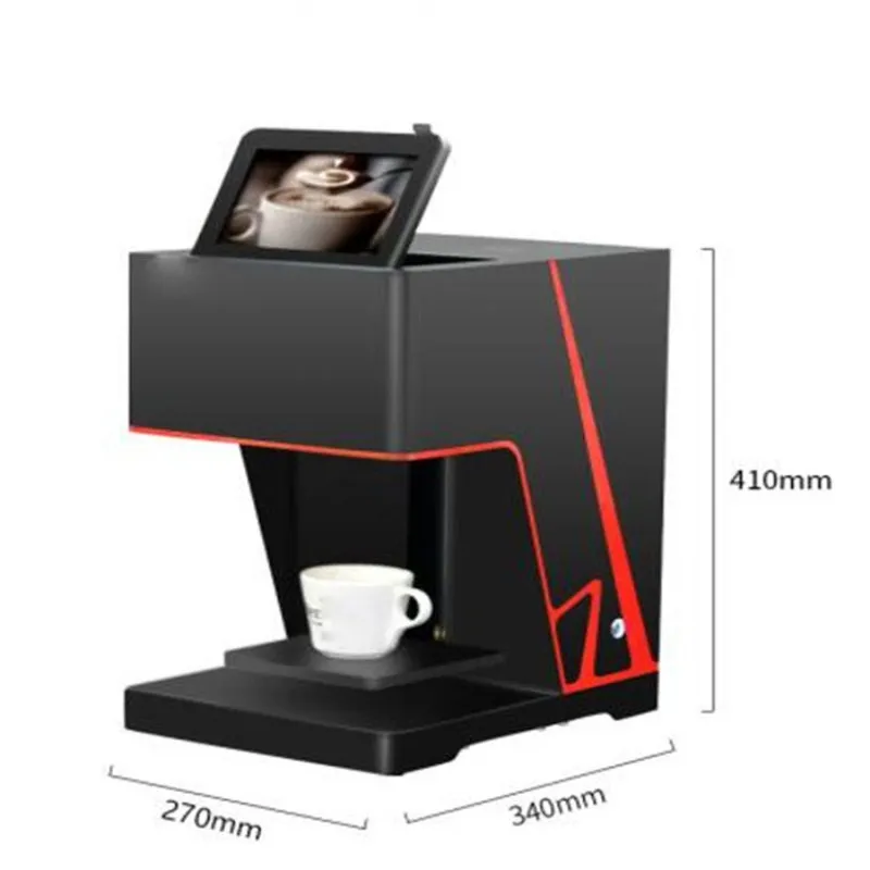 Impressora de Café Máquina de Impressão de Café para Biscoitos de Chocolate Alta Qualidade Selfie Latte Arte Bolo Cappuccino 7 Processadores de alimentos