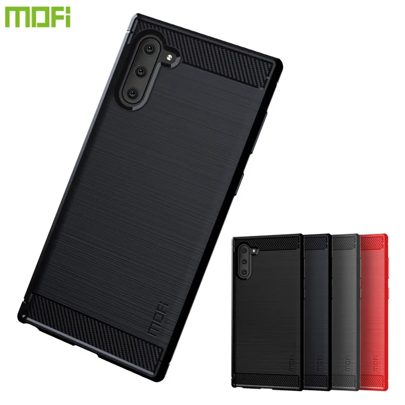 

MOFi For Samsung Nate 10 Case Luxury Carbon Fiber Anti-drop TPU Soft Cover Cases For Samsung Nate 10 Back Cover