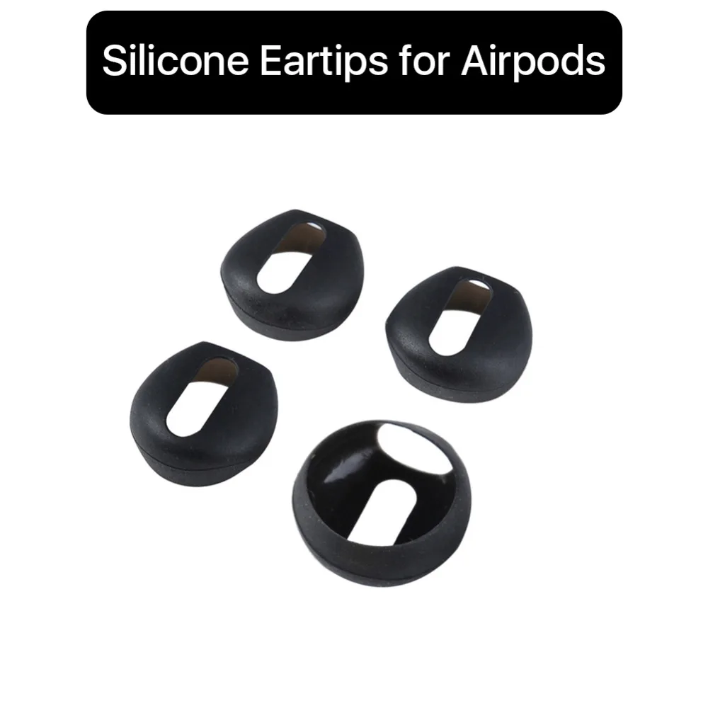 4 шт./2 пары накладки для ушей наконечники гарнитура airpods силиконовый чехол