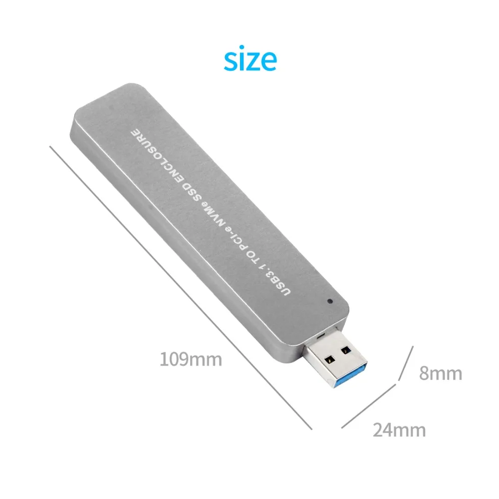 XT-XINTE LM903 USB3.1 на PCI-E NVME M.2 TYPE-A SSD жесткий диск Box адаптер карты внешний корпус чехол для 2242/2260/2280 SSD