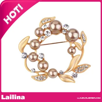 

Bridal Bouquet Pin Brooch Jewelry Crystal Rhinestone Flower Shape Wedding&Party