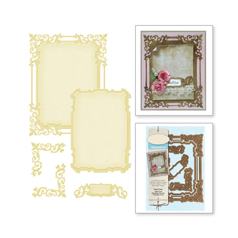 

YaMinSanNiO Flower Metal Cutting Dies Scrapbooking for Card Making Embossing Background Die Cuts Craft Frame New 2019
