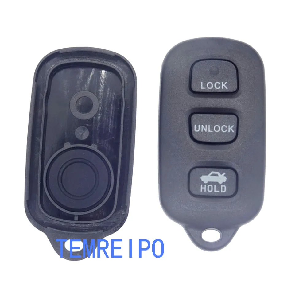 

20pcs/lot 3 Button Entry Remote Control Key Case Shell Pad for 99 00 01 02 03 04 05 06 07 08 09 TOYOTA Car Key Cover Fobs