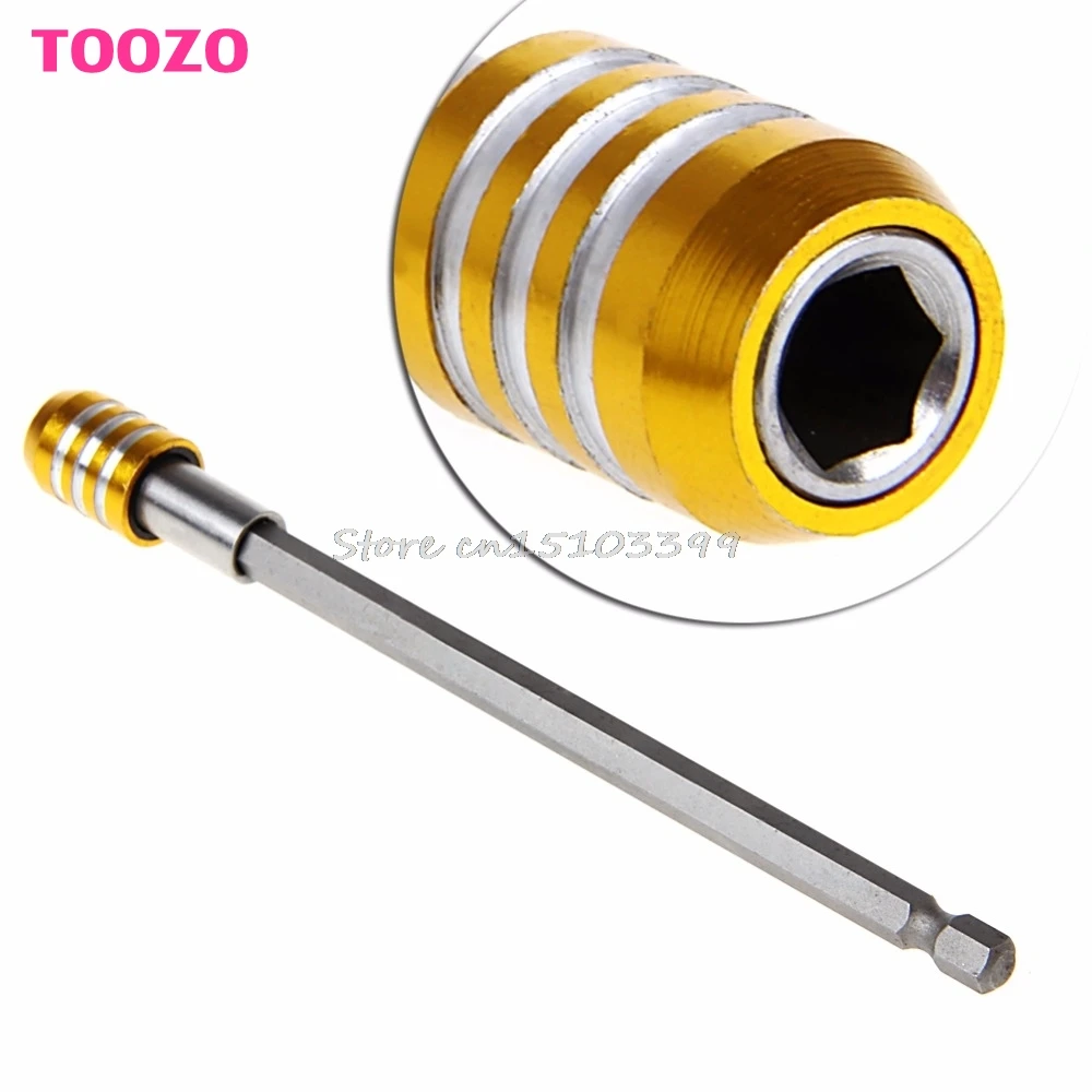 

150mm 1/4" Magnetic Hex Shank Quick Release Drill Bit Screwdriver Screw Holder Drop shipping #G205M# Best Quality