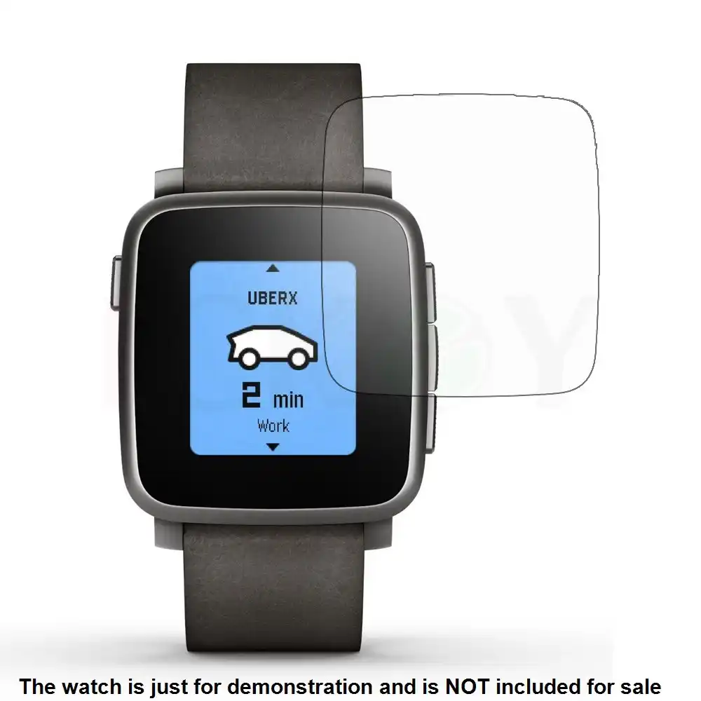 3pcs Clear Lcd Screen Protector Guard Cover Shield Anti Scratch Film Skin For Pebble Time Steel Smart Watch Accessories Pebble Watch Accessories Skin Filmskin Clear Aliexpress