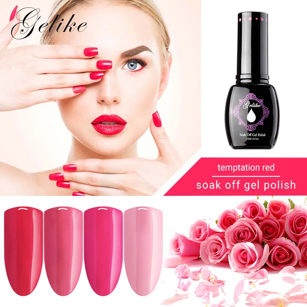 

2018 New Nail Art Design Manicure Venalisa 25 Color 15Ml Soak Off Enamel Gel Polish LED UV Gel Nail Polish Lacquer