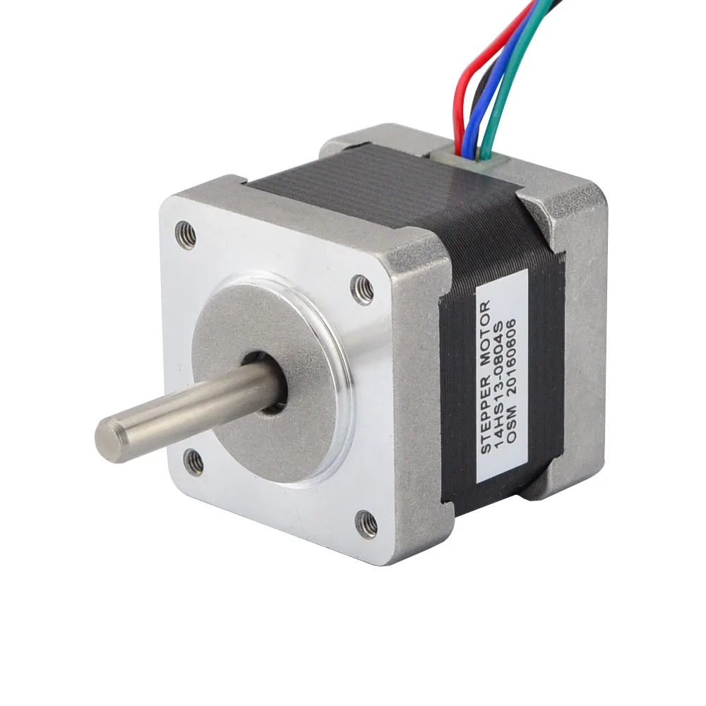 

Nema 14 Stepper Motor 1.8deg 18Ncm (25.5oz.in) 0.8A Stepping Motor 35x35x34mm 4 Wires for 3D Printer