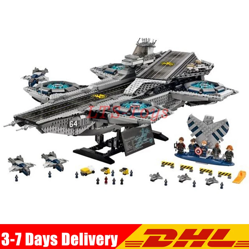 

DHL IN Stock The SHIELD Helicarrier Set SHIELD Avengers Building Bricks Children Toys Compatible 07043 76042