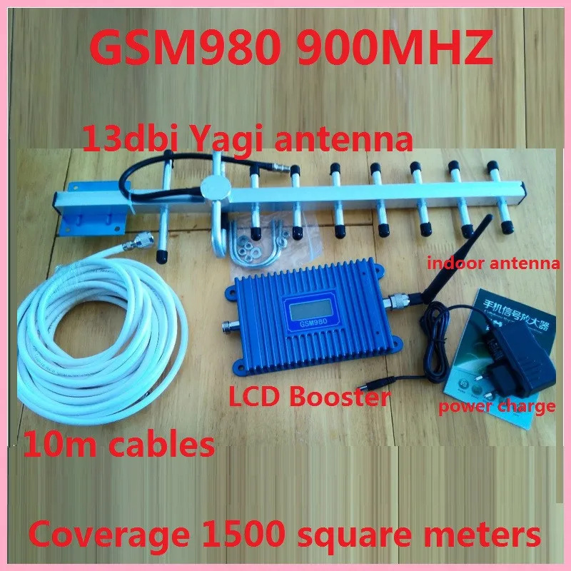 13dbyagi+ ЖК-дисплей! Мобильный телефон GSM 980 900 МГц усилитель сигнала, сотовый телефон GSM повторитель GSM сигнала усилитель сигнала