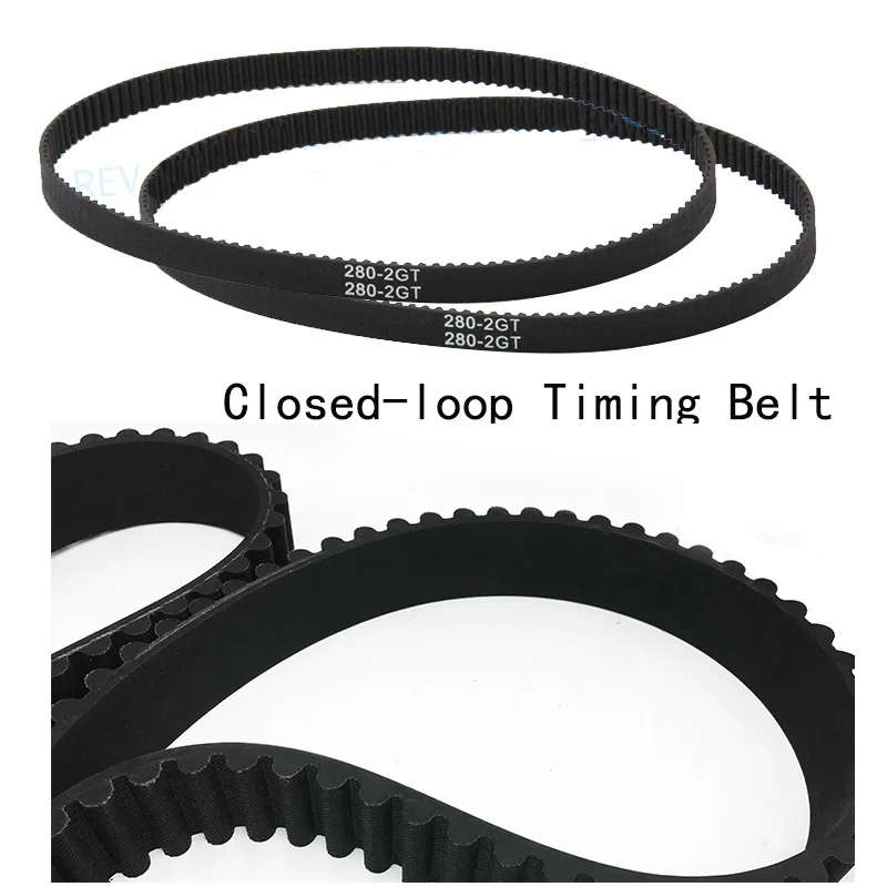 

GT2 Closed Loop Timing Belt Rubber 3D Printer Transmission Synchronous Belts Part 110 112 122 158 200 280 300 400 610 852 mm