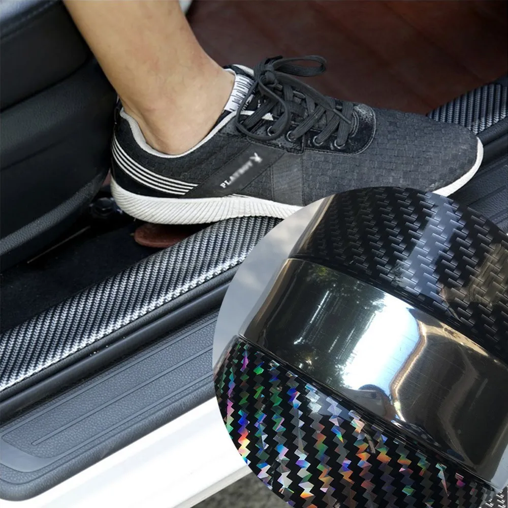 

3 Kinds Anti-collision Car Sill Panel Scuff Protector Strip Adhesive Rubber DIY Decals Stickers Thickness 2.5mm