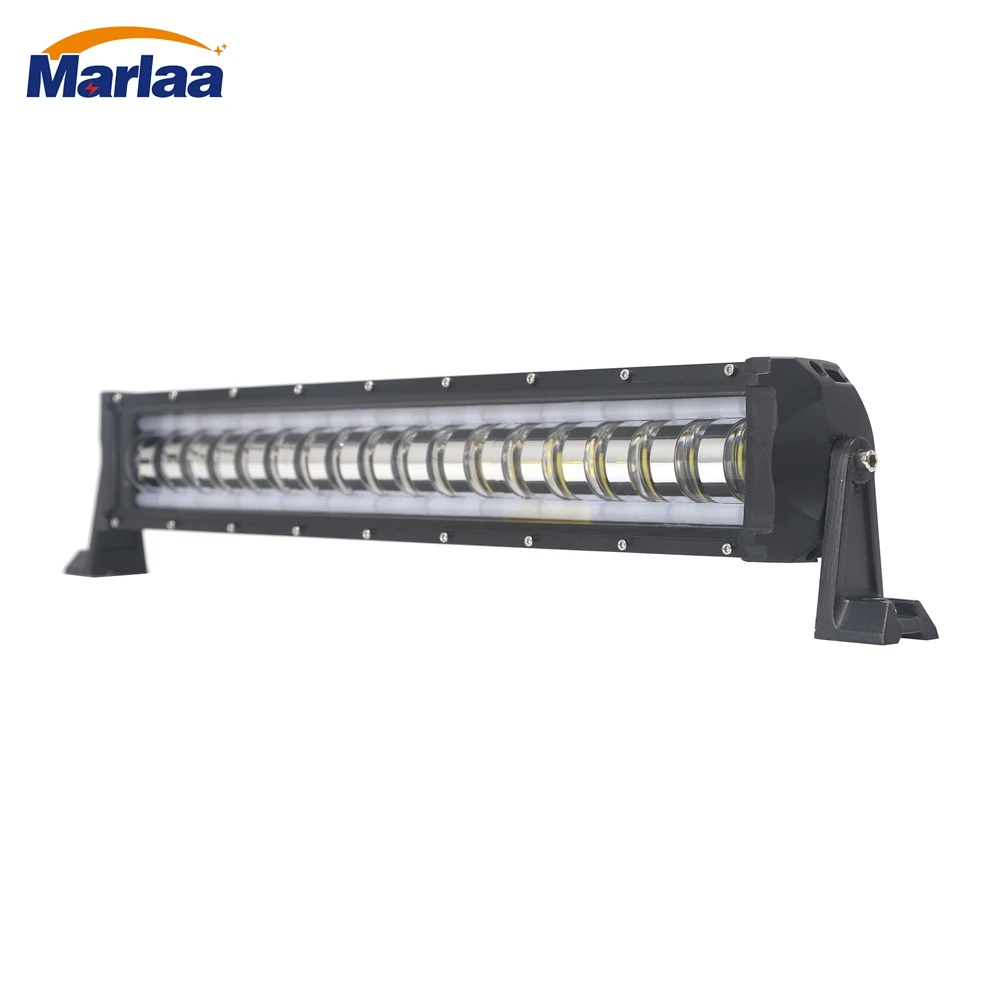 

Marlaa 1pcs Single Row 21" LED Light Bar 90W Straight LED Work Light Bar for OffRoad 4WD 4x4 Truck SUV ATV 12V Led Work Light