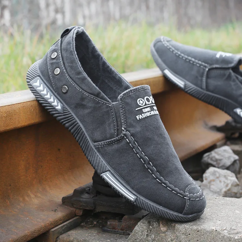 Primavera 2 2018 De Zapatos Calzado 1 Nuevos Otoño Transpirable 3 Plimsolls Con Hz 4 Cordones Lona Casuales Hombre Para Masculino Mezclilla 6zzUndAS