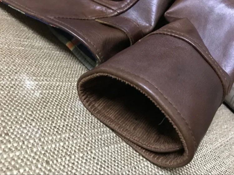 Free shipping.Brand new warm mens brown vintage cowhide Jackets,quality men genuine Leather jacket.style classic slim coat genuine leather genuine fur coats & jackets