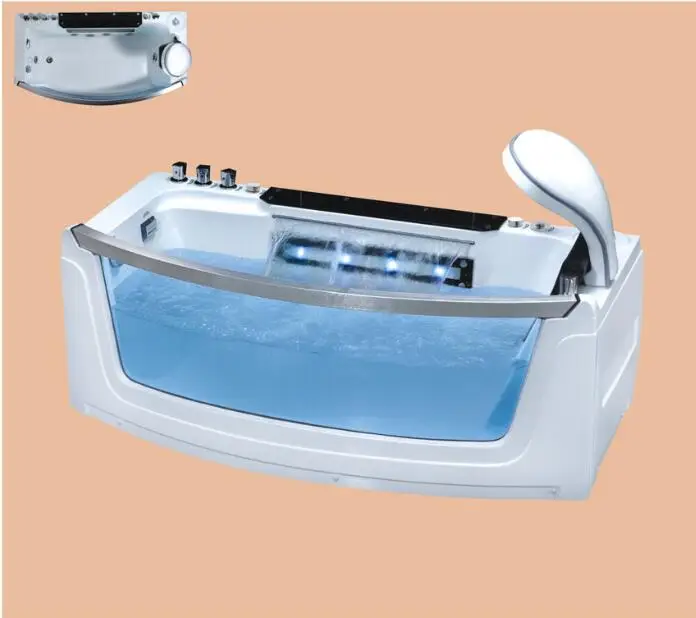Fiberglass whirlpool Bathtub Acrylic With ABS composite board Piscine massage Waterfall Tub NS3033 Fiberglass whirlpool Bathtub Acrylic With ABS composite board Piscine massage Waterfall Tub NS3033