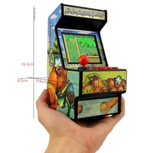 Ретро мини Аркада портативная игровая консоль 16 бит игровой плеер встроенный 156 классические игры для детей подарочная игрушка
