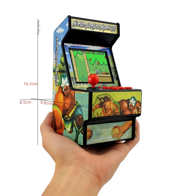 

2019 Retro Mini Arcade Handheld Game Console 16 Bit Game Player Built-in 156 Classic Games For Kids Gift Toy