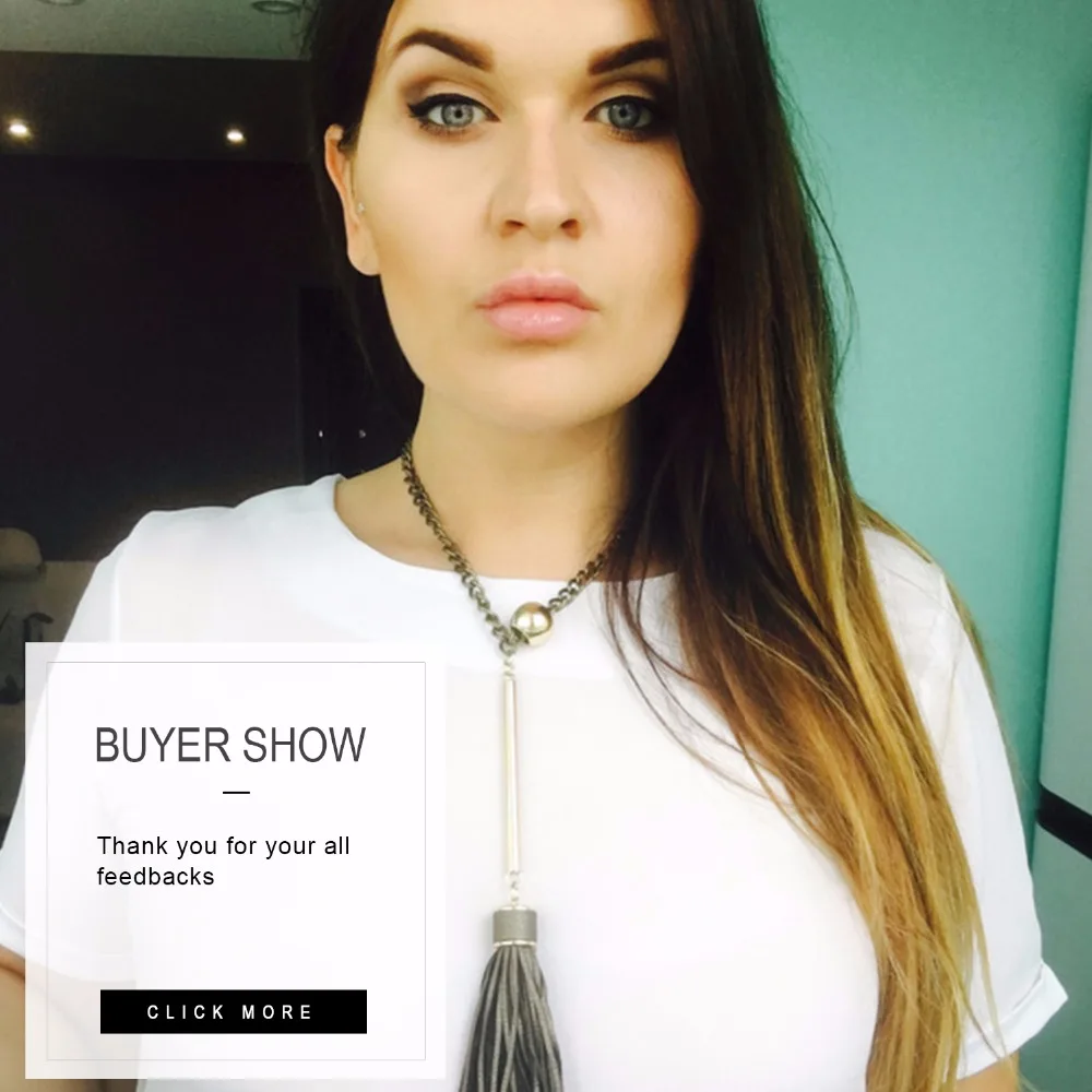 eManco Simple Vintage Bohemia Tassel Chain Collar Statement Necklace & Pendant for Women Copper Coffee Jewelry