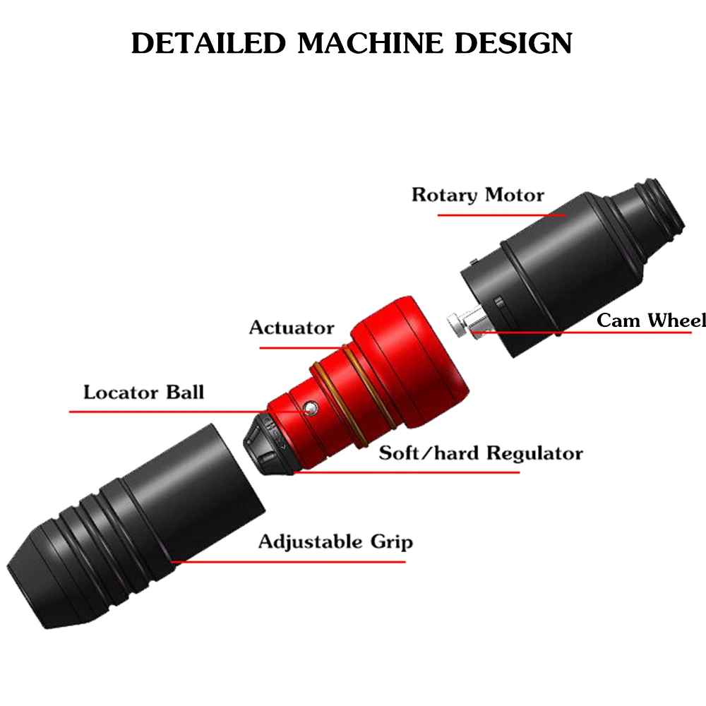 US $104.10 Newest Permanent Makeup Rocket V3 Tattoo Machine Pen Japanese Motor Professional Tattooing Makeup Equipment wholesal
